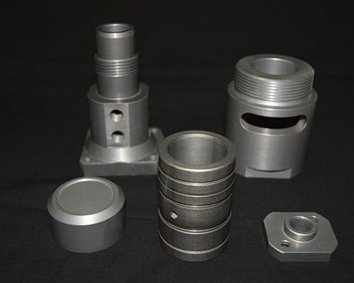 Hard anodizing industrial component