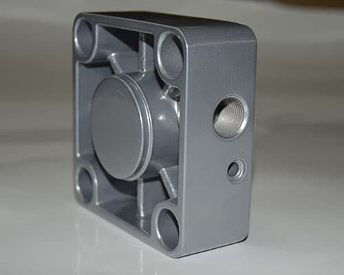 Hard anodizing service component